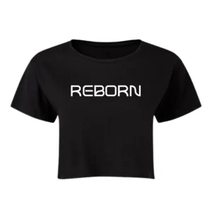 Crop Top The First Noir Crossfit Reborn Halterophilie