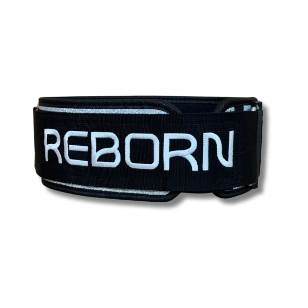 Ceinture Haltérophilie Crossfit Silver Shiny Paillettes Reborn