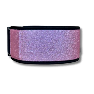 Ceinture Haltérophilie Crossfit Pink Shiny Paillettes Reborn