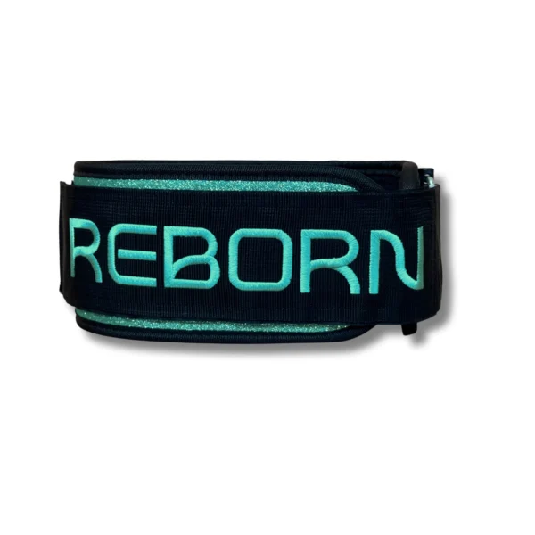Ceinture Haltérophilie Crossfit Mint Shiny Paillettes Reborn