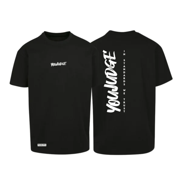 T-Shirt Oversize YouJudge Noir