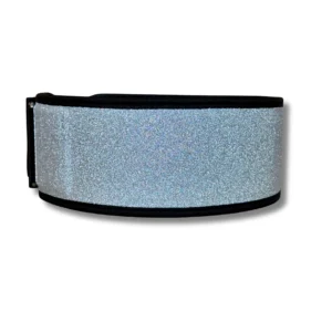 Ceinture Haltérophilie Crossfit Silver Shiny Paillettes Reborn