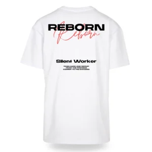 Silent Worker Tshirt Crossfit Games Mahe Blanco Cassagne Reborn